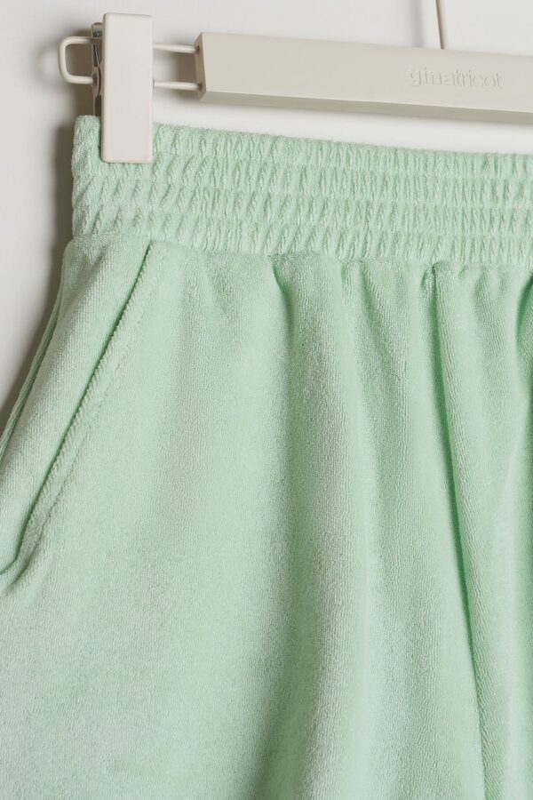 Ava Towelling Shorts Gossamer Green