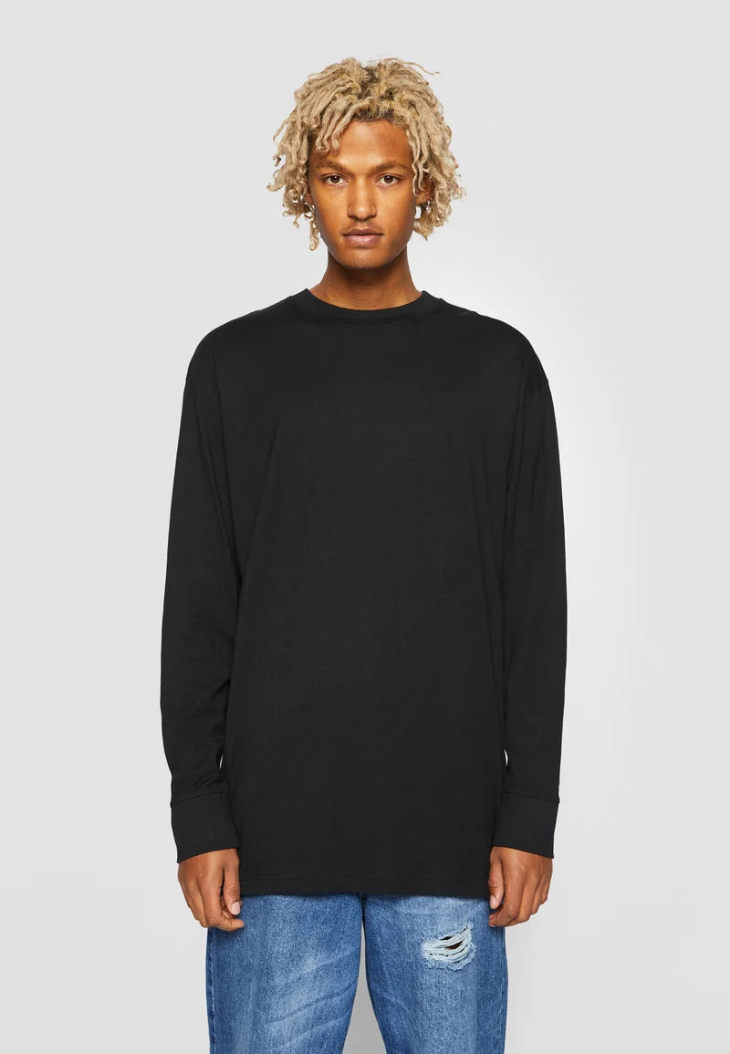 Urban Classics TALL TEE - Long sleeved top - black