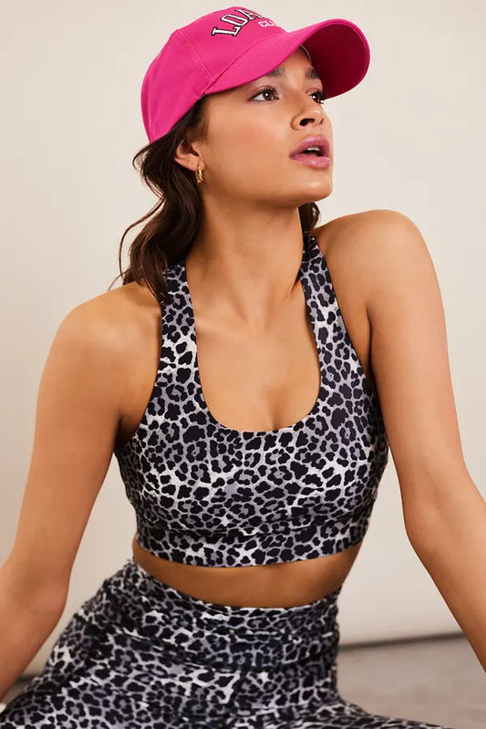Loavies - Sports bra with leopard print