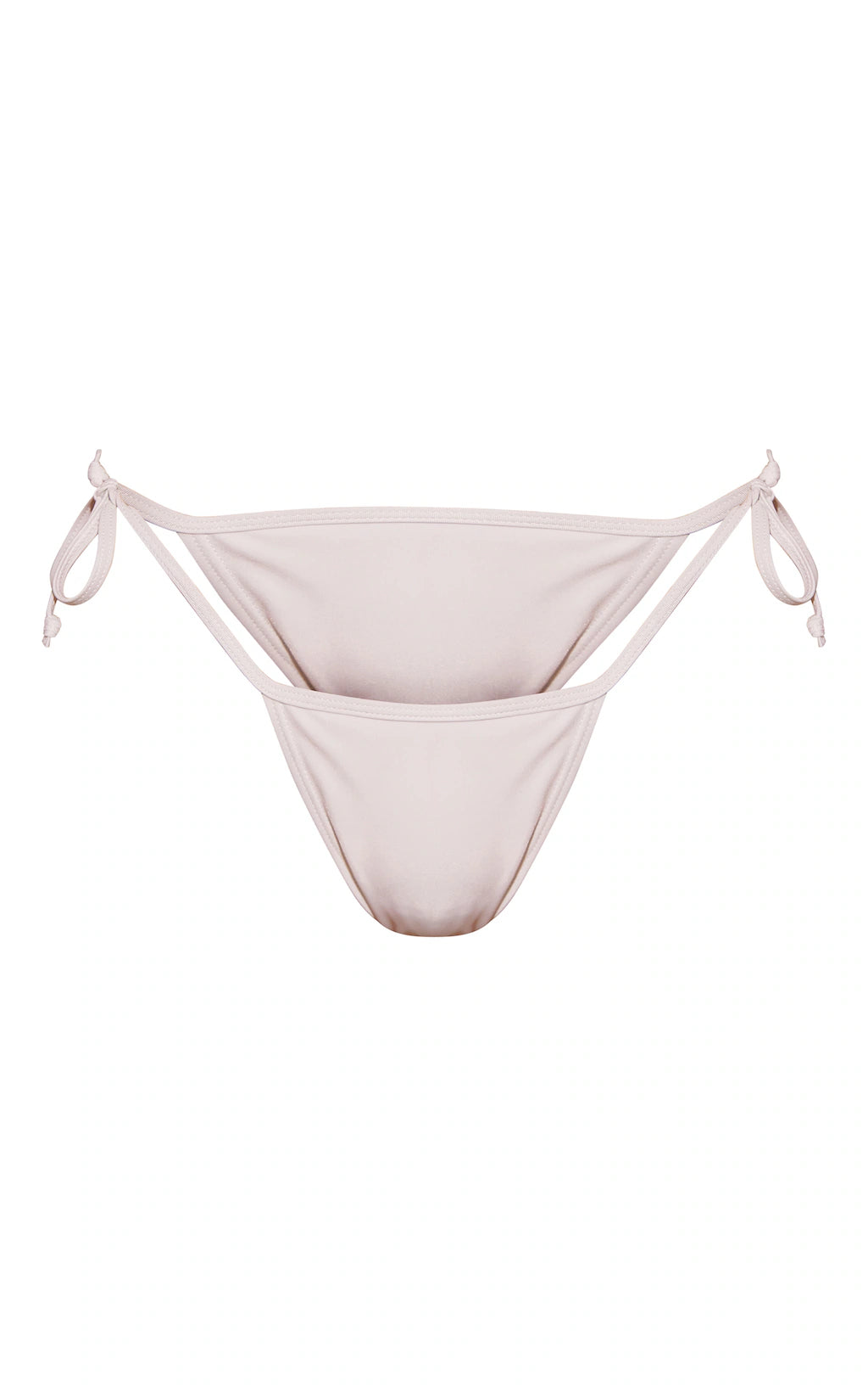 White Mix & Match Tie Side Bikini Bottom