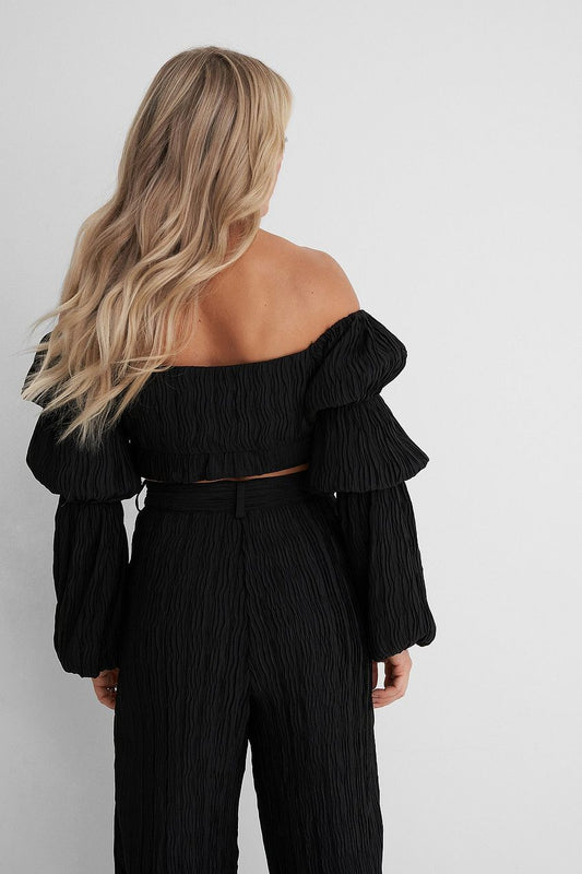 Structured Cropped Blouse