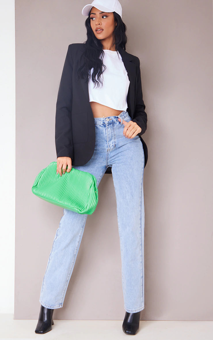 Tall Light Blue Straight Leg Jeans