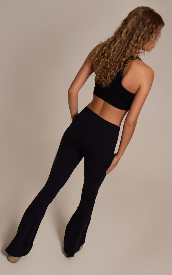 Black Ultimate Sculpt Flare Yoga Pants
