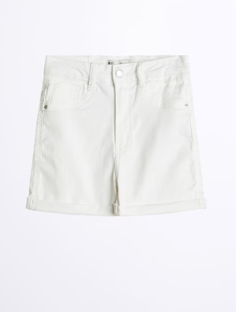Molly Denim Shorts Offwhite