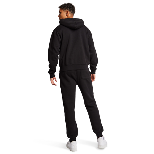 LCKR SET - Embroidered Hooded Zip & Sweatpants - black