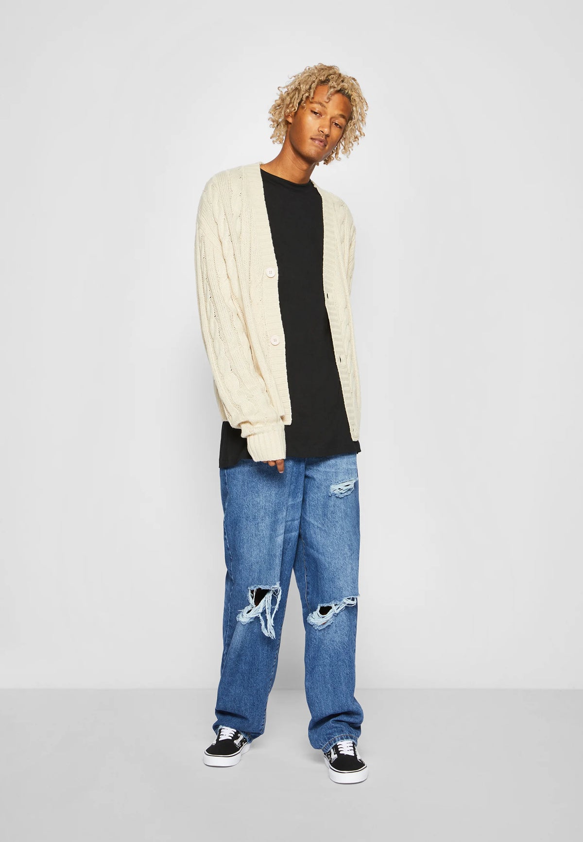 Urban Classics TALL TEE - Long sleeved top - black