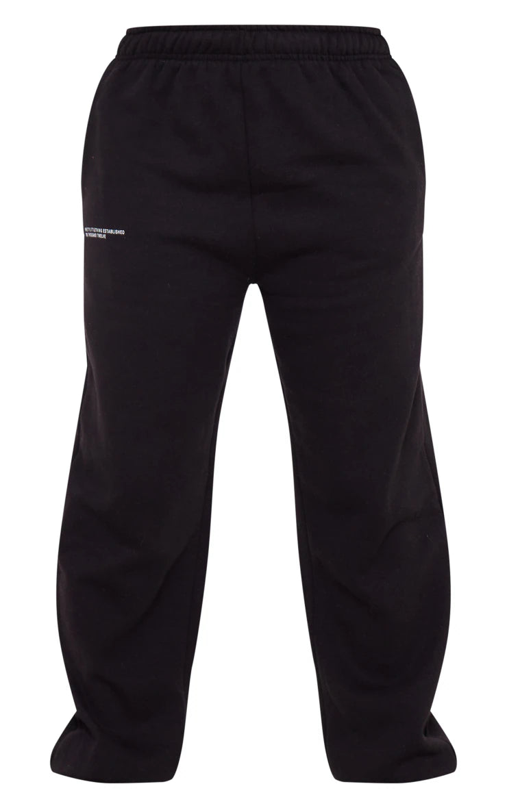 Logo Black Est 2012 Cuffed Sweatpants