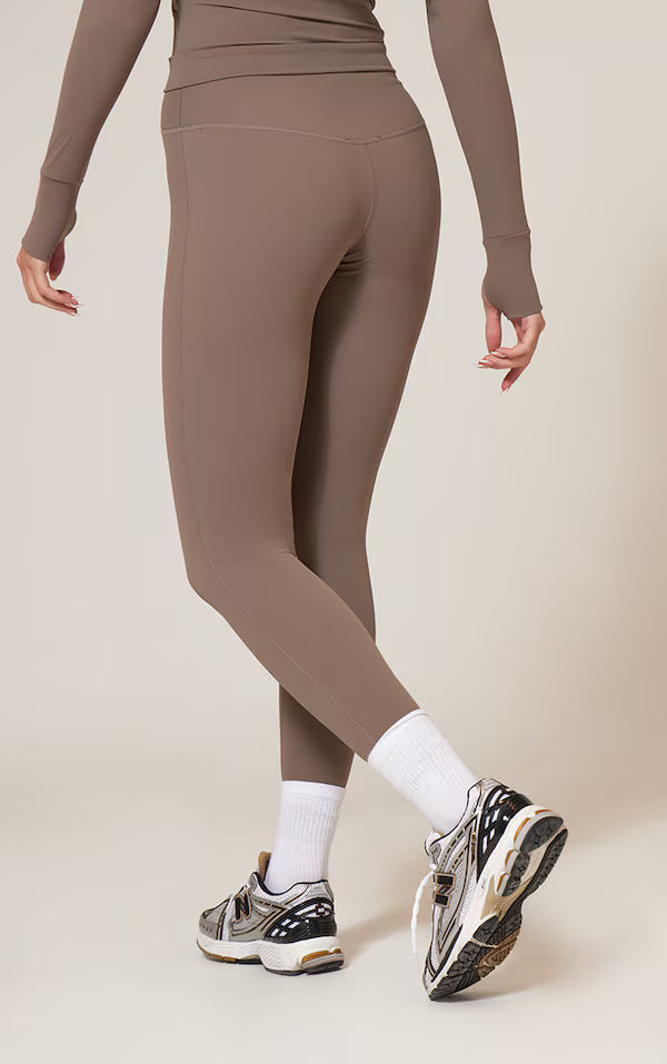 Brown Sculpt Gym High Waist Leggings