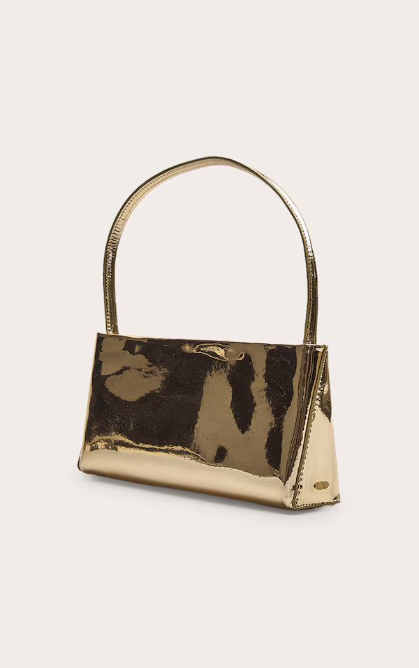 Gold Slim Shoulder Bag