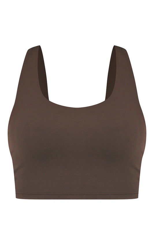 Espresso Sculpt Double Layer Padded Sports Bra