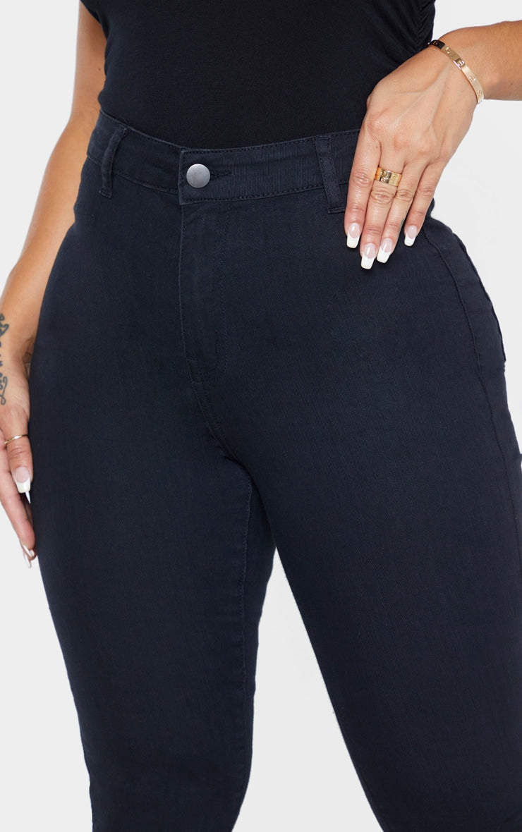 Shape Black Disco Style Skinny Jeans