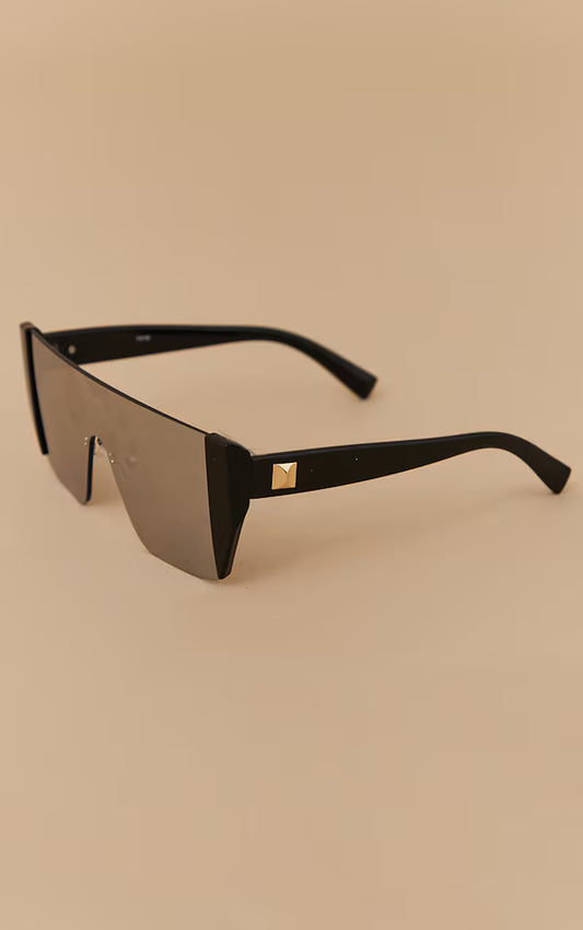 Silver Flat Top Statement Sunglasses
