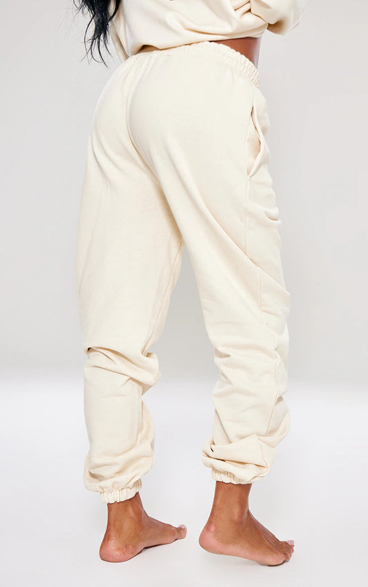 PREMIUM SAND SPORTS ACADEMY PUFF PRINT OVERSIZED JOGGERS