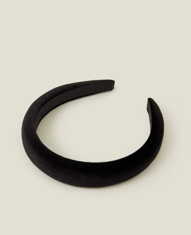 Velvet Headband Black
