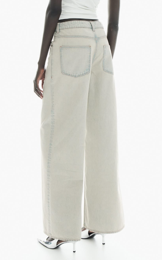 H&M - BAGGY WIDE REGULAR JEANS