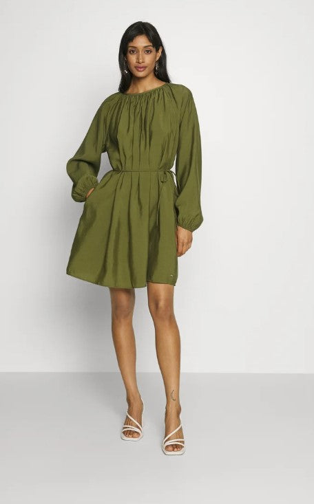 Tommy Hilfiger TEXTURED - Day dress - putting green