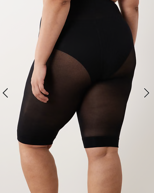 ASOS DESIGN Curve anti-chafing shorts in black