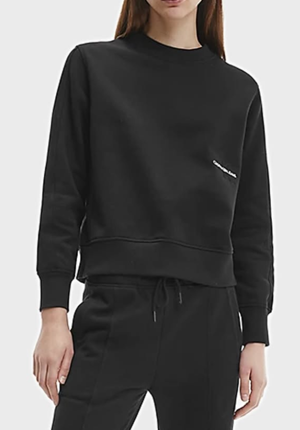 CALVIN KLEIN RELAXED ORGANIC COTTON SWEATSHIRT - J20J216235.