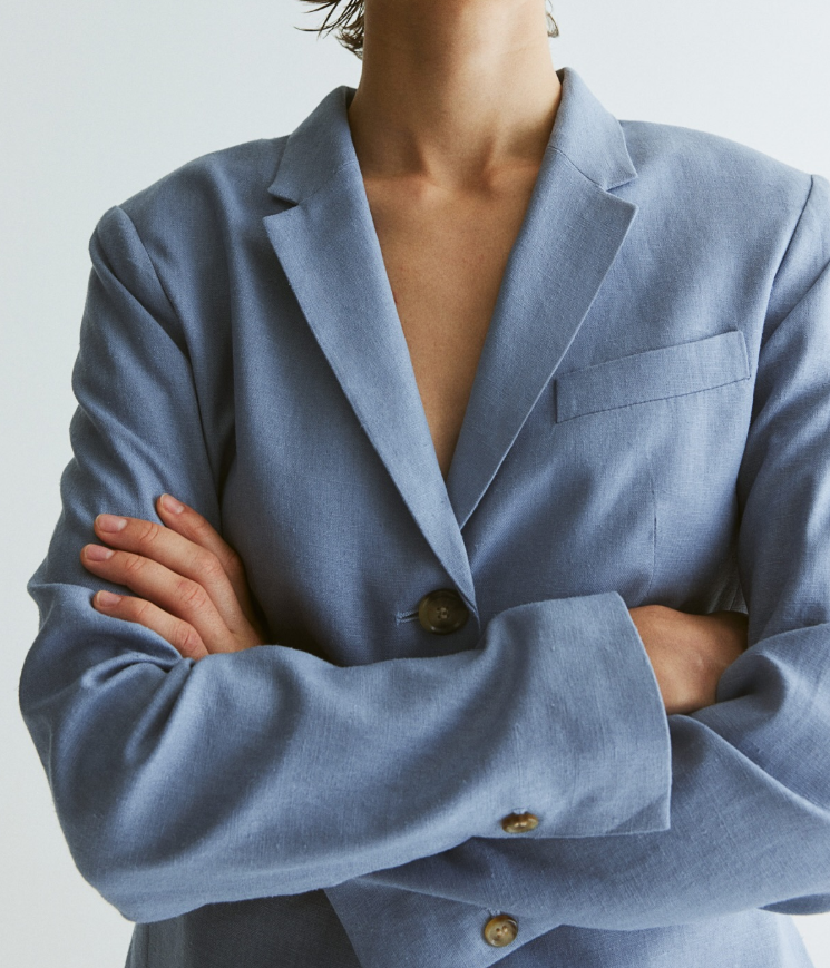 H&M - Linen Blend Blazer