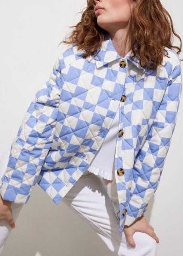 Envii - Encamellia Jacket - Checked Blue