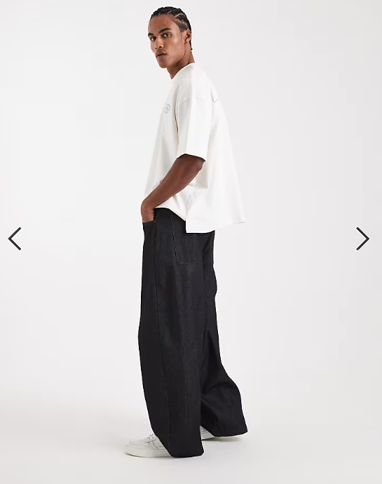 ASOS DESIGN Circular Design Collection heavyweight oversized baggy jeans in indigo