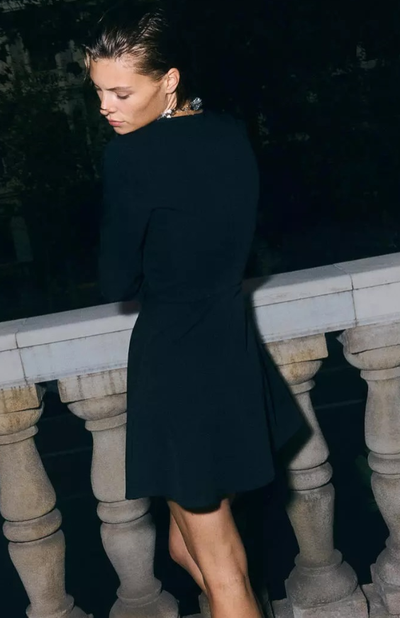 H&M - Flared-skirt twill dress