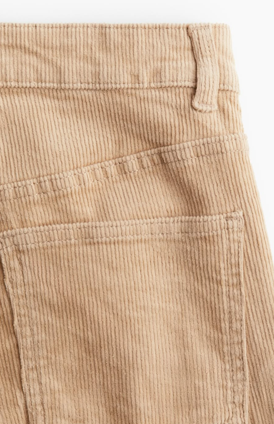 H&M - CORDUROY PANTS - Beige