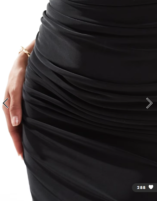Kaiia exclusive double layered slinky high neck cap sleeve bodycon maxi dress in black