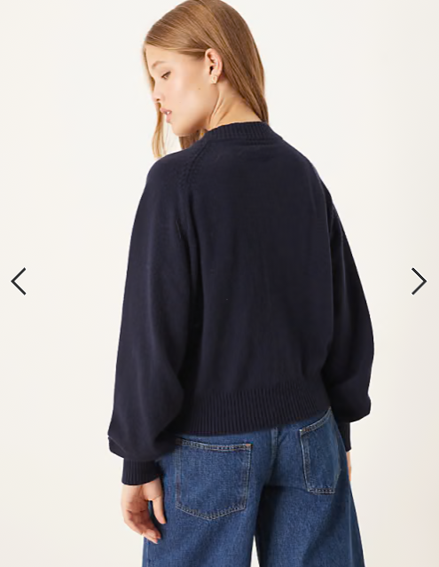 Dickies milan full zip knitted jacket in dark navy