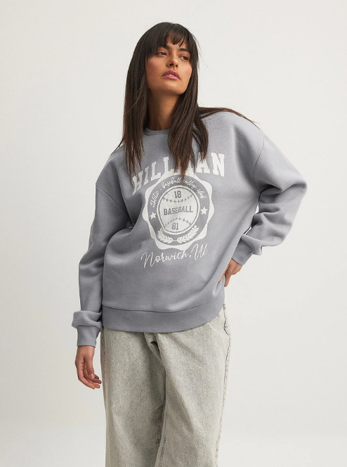 Na-kd City Print Sweatshirt