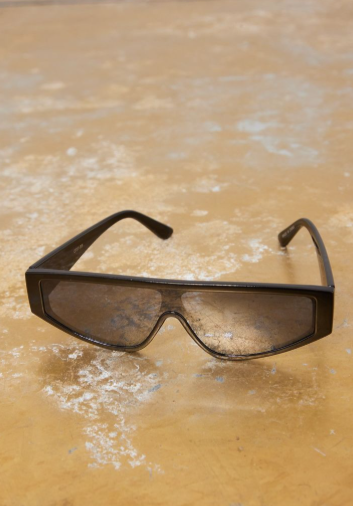 Black Sporty Visor Sunglasses