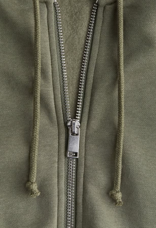 H&M - SHORT HOODED SWEATSHIRT JACKET