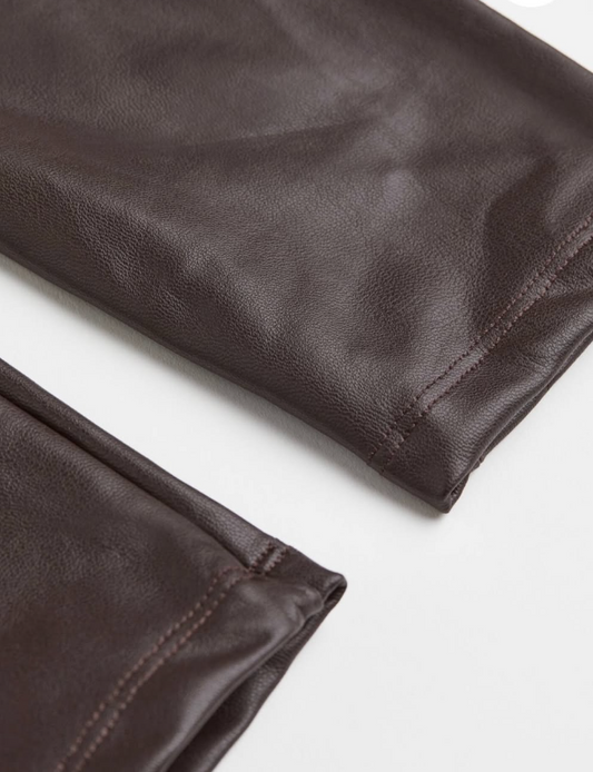 H&M - COATED LEGGINGS