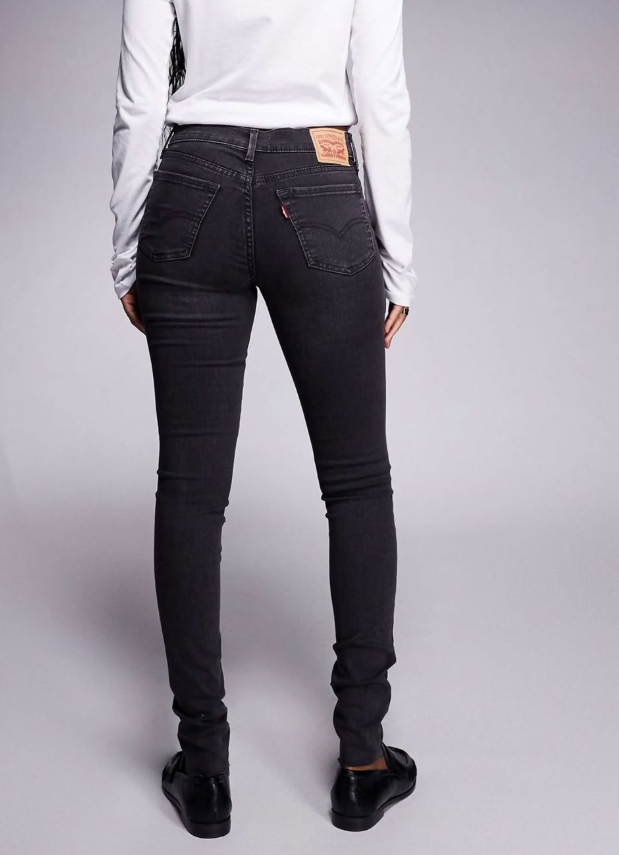Levi’s 710 super skinny jeans in washed black