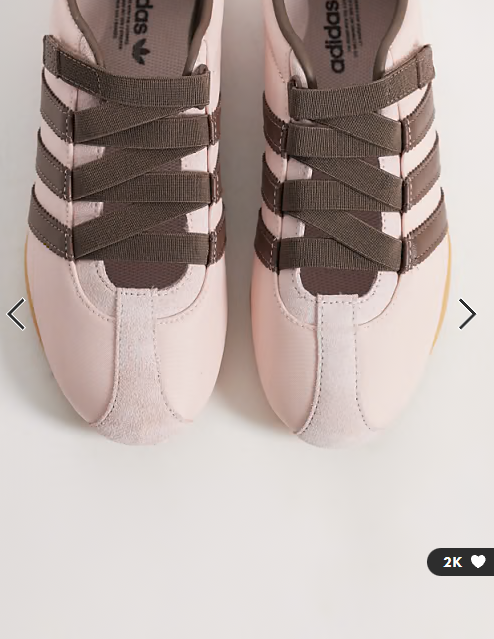 adidas Originals Tokyo mary jane flats in light pink and brown