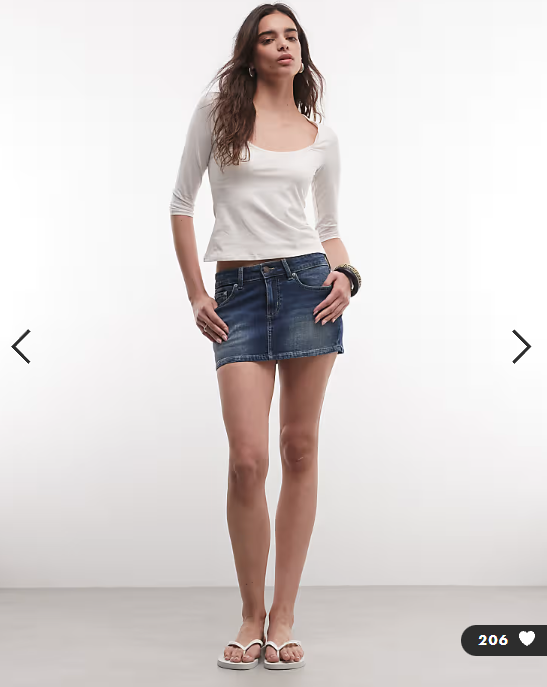 Monki cropped sleeve top in white