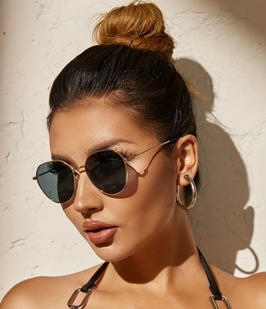 Frame Sunglasses Vintage Cat Eye