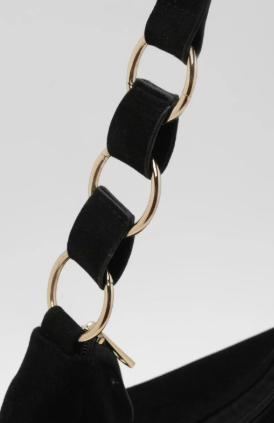 Boohoo - Suede Link Shoulder Bag