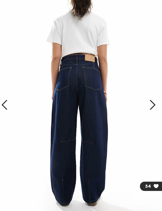 Cotton On barrel jean in indigo