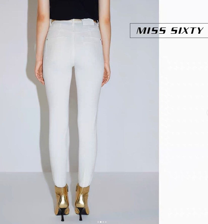 MISS SIXTY (603JJ2330000) Bettie Cropped Skinny Jeans - white