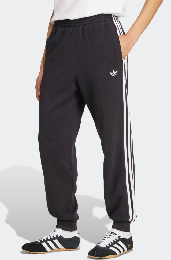 ADICOLOR 3-STRIPES REGULAR JOGGER - Tracksuit bottoms - black white