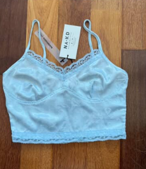 Lace Detail Satin Top
