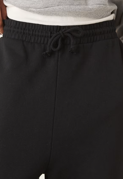 ASOS DESIGN essentials wide leg jogger in black