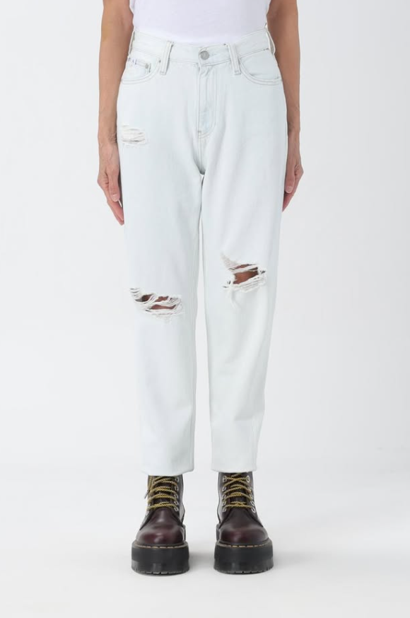 Calvin Klein - Mom jean - bleached blue