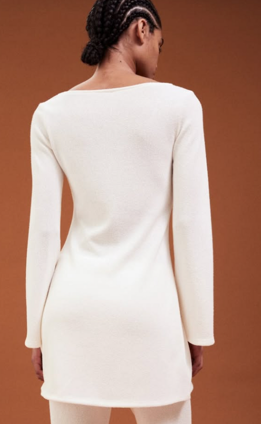 H&M -KNITTED FLARED-SKIRT DRESS