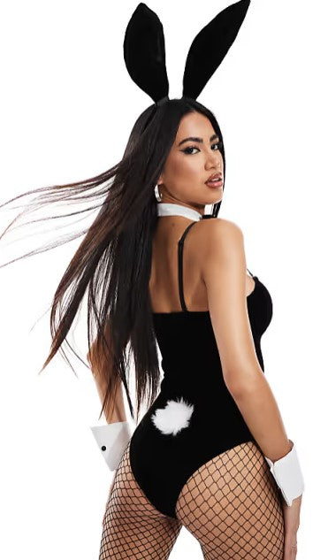 Ann Summers Halloween tuxedo bunny in black