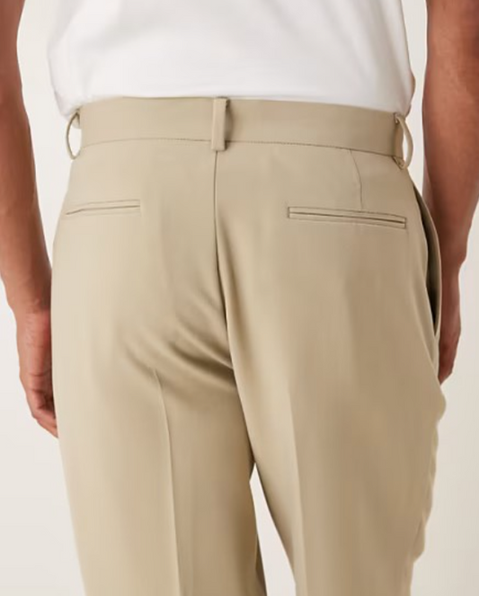 Asos - Oversized tapered suit trousers suit trousers in stone