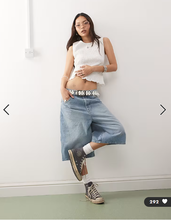 Monki smock shirred sleeveless tank with frill edge in white
