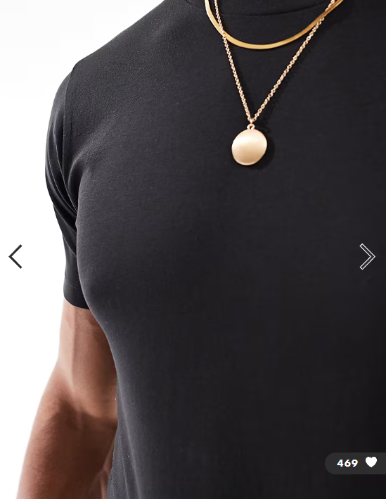Jack & Jones muscle fit t-shirt in black.