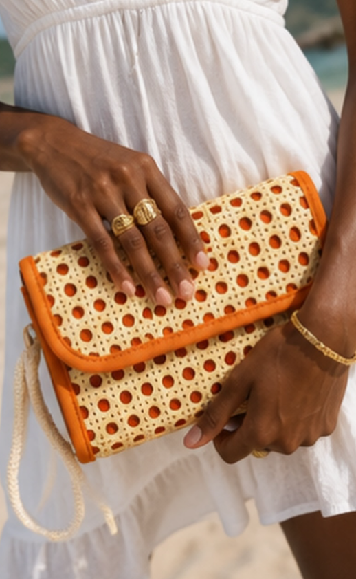 Dayaday - raffia mini bag